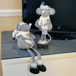 Cute Christmas or winter Mice stuffies